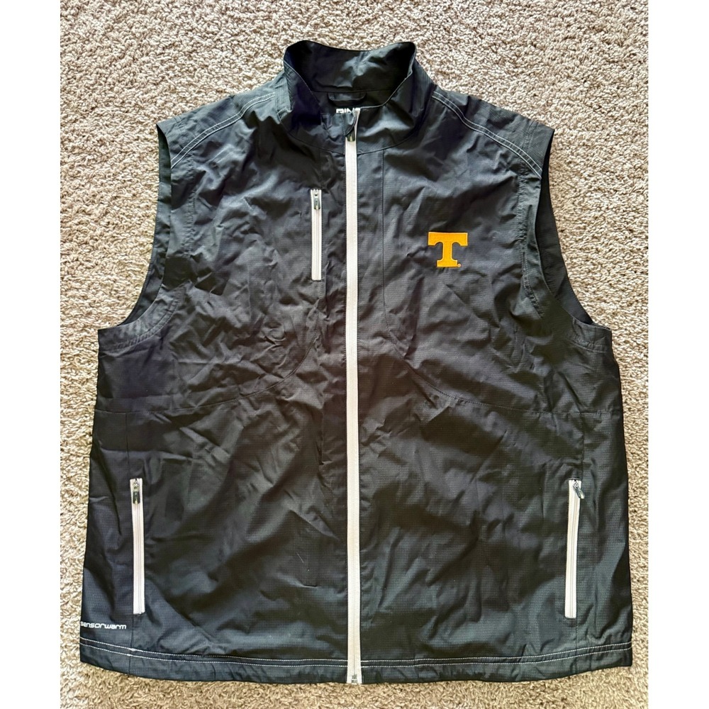 Ping Golf Vest Mens XL Black Tennessee Volunteers Sensorwarm Tee Box Excellent